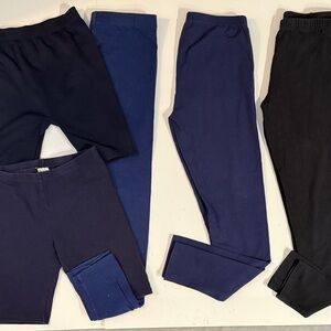 Oshkosh Childrens Place Kids' Navy & Black Leggings shorts size 10 (Lot of 5)